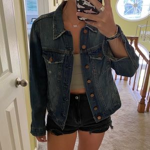BLANK NYC Distressed Jean Denim Jacket